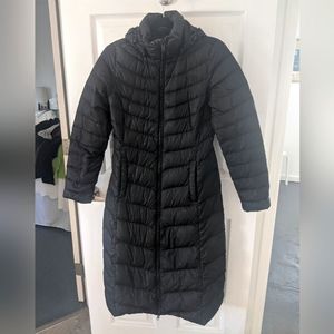 North Face full length parka xs